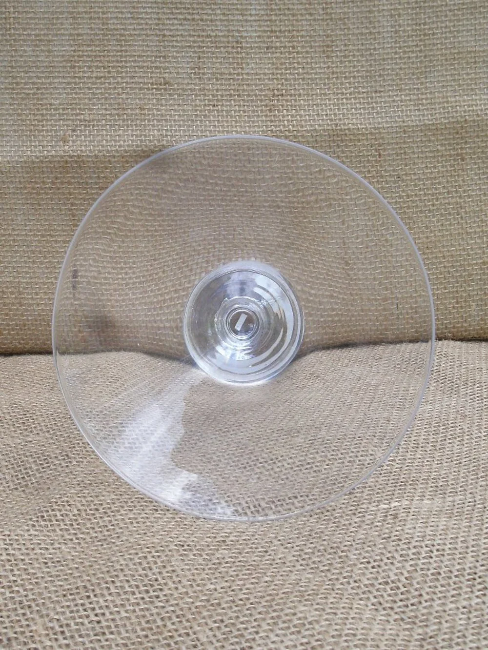 Vintage Tabla Home Art Glass Martini Glass
